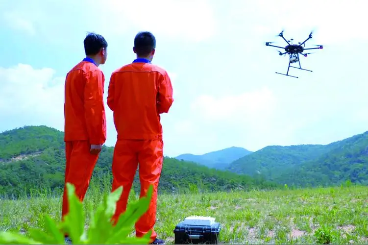 五大连池无人机倾斜摄影巡检拍摄